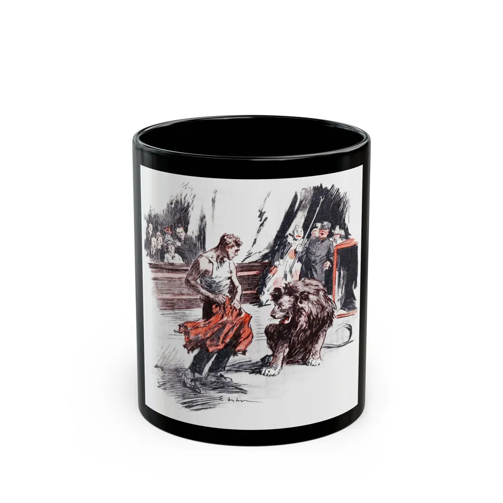 A Circus Feud (2), American Boy, April 1926 - Black Coffee Mug-11oz-Go Mug Yourself