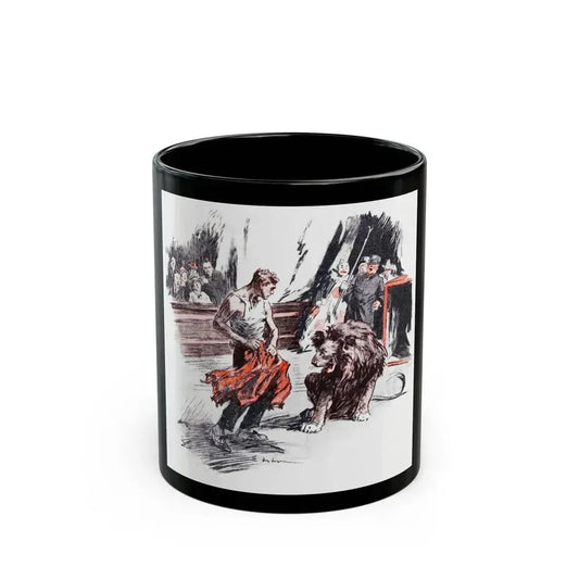 A Circus Feud (2), American Boy, April 1926 - Black Coffee Mug 11oz - Go Mug Yourself