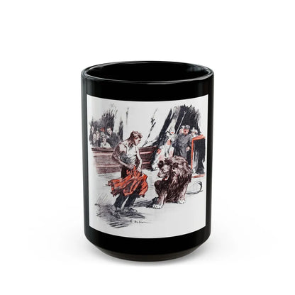 A Circus Feud (2), American Boy, April 1926 - Black Coffee Mug-15oz-Go Mug Yourself