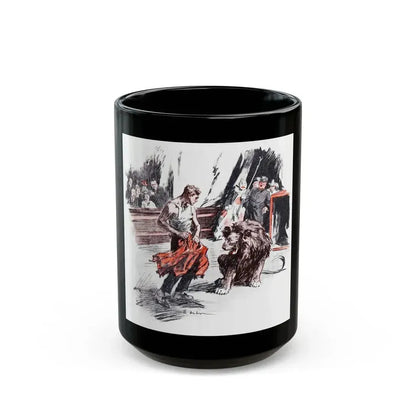 A Circus Feud (2), American Boy, April 1926 - Black Coffee Mug 15oz - Go Mug Yourself