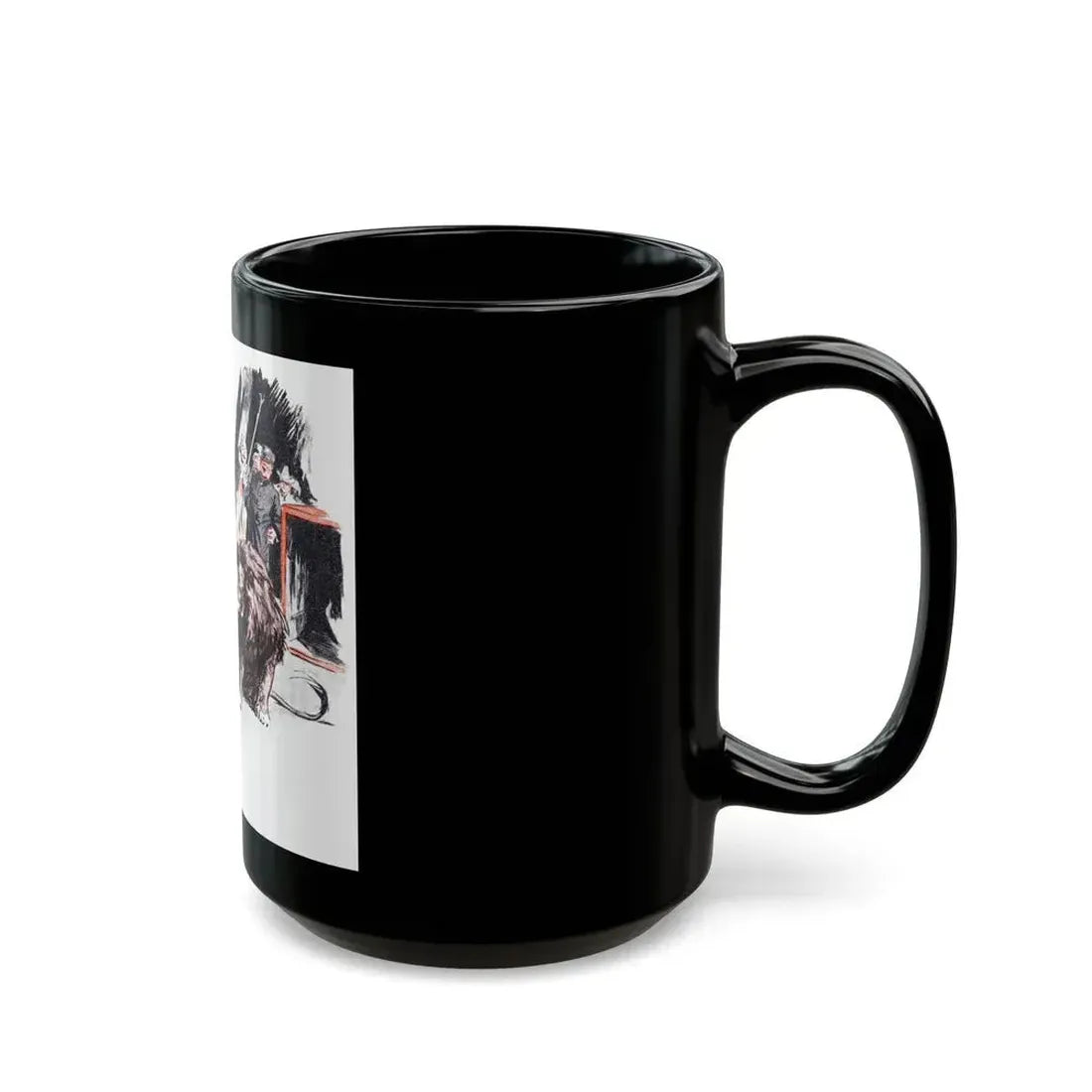 A Circus Feud (2), American Boy, April 1926 - Black Coffee Mug - Go Mug Yourself