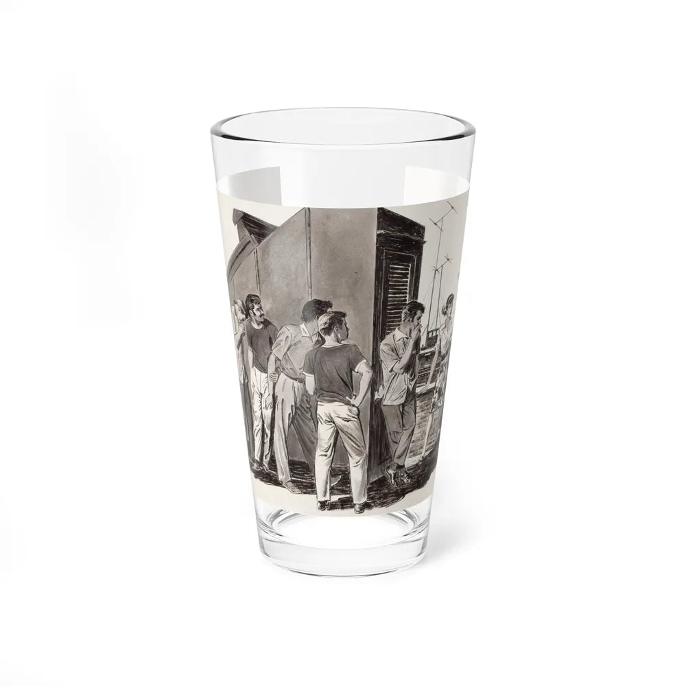 A Collection of Three Story Illustrations (1) (Magazine Illustration) Pint Glass 16oz-16oz-Go Mug Yourself