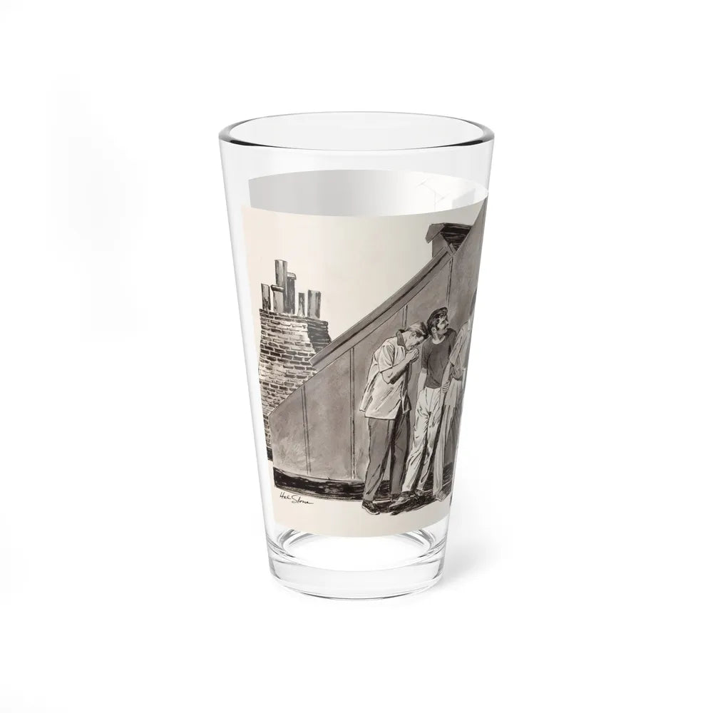 A Collection of Three Story Illustrations (1) (Magazine Illustration) Pint Glass 16oz-Go Mug Yourself