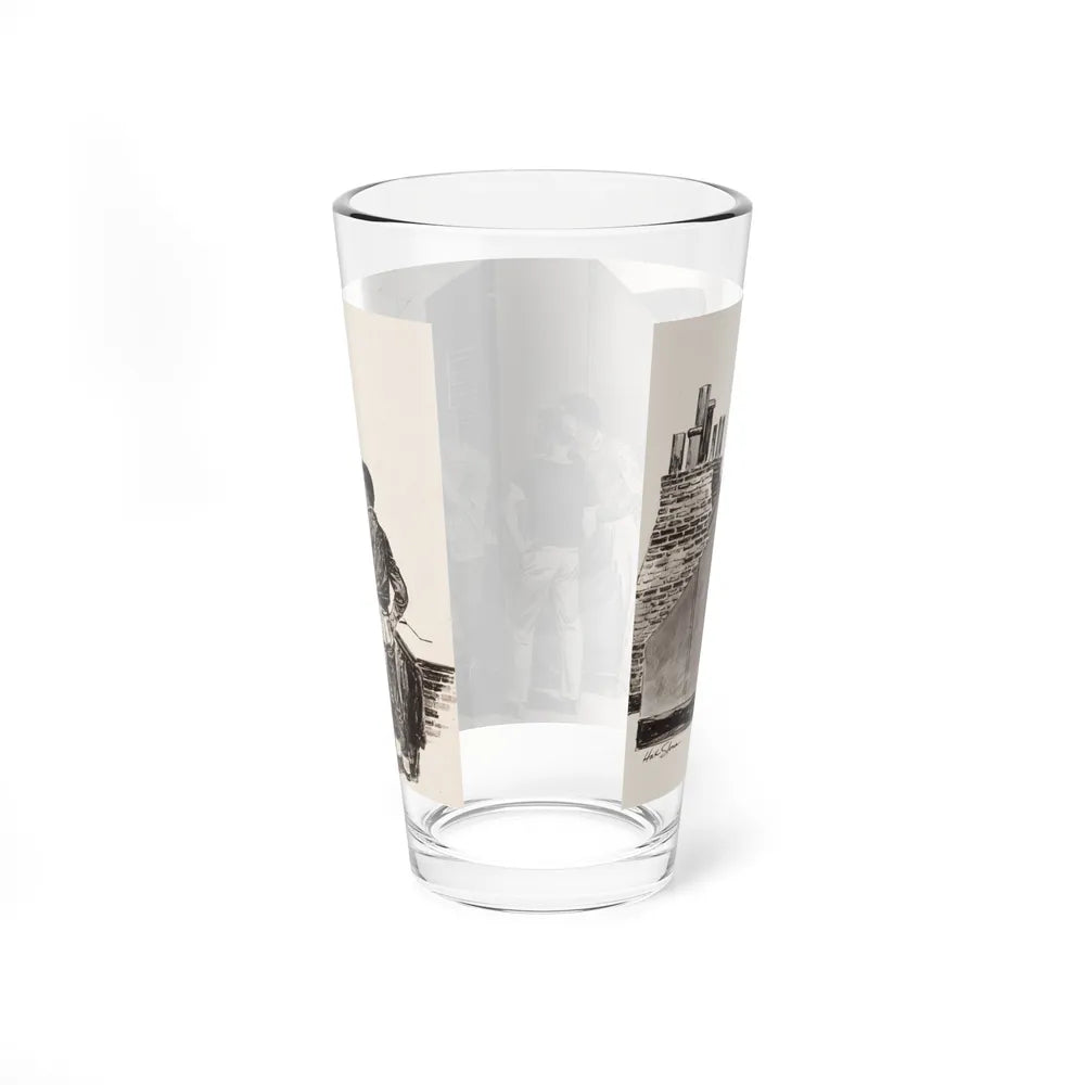 A Collection of Three Story Illustrations (1) (Magazine Illustration) Pint Glass 16oz-Go Mug Yourself