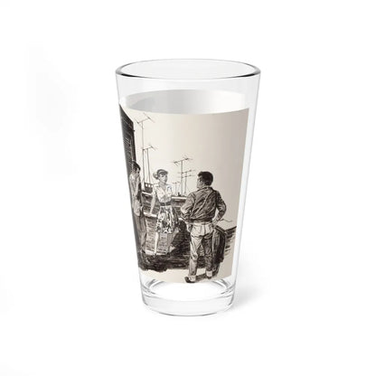 A Collection of Three Story Illustrations (1) (Magazine Illustration) Pint Glass 16oz-Go Mug Yourself