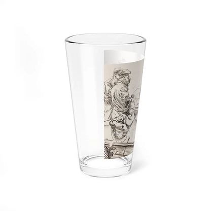 A Collection of Three Story Illustrations (3) (Magazine Illustration) Pint Glass 16oz-Go Mug Yourself