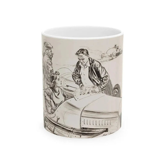 A Collection of Three Story Illustrations (3) - White Coffee Mug 11oz - Go Mug Yourself