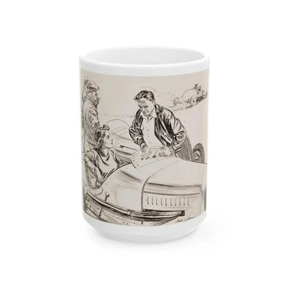 A Collection of Three Story Illustrations (3) - White Coffee Mug 15oz - Go Mug Yourself