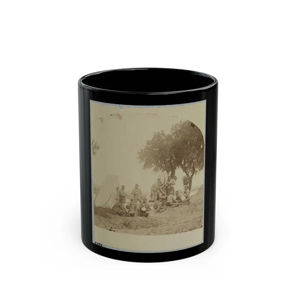 A Confederate Picket Post Near Charleston, S.C., 1861 (U.S. Civil War) Black Coffee Mug-11oz-Go Mug Yourself