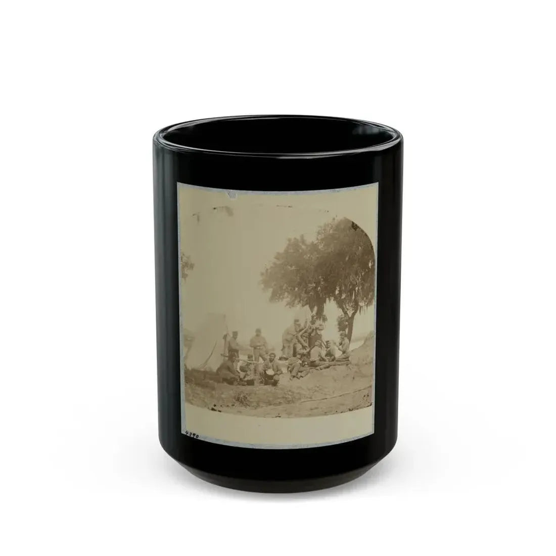 A Confederate Picket Post Near Charleston, S.C., 1861 (U.S. Civil War) Black Coffee Mug 15oz - Go Mug Yourself