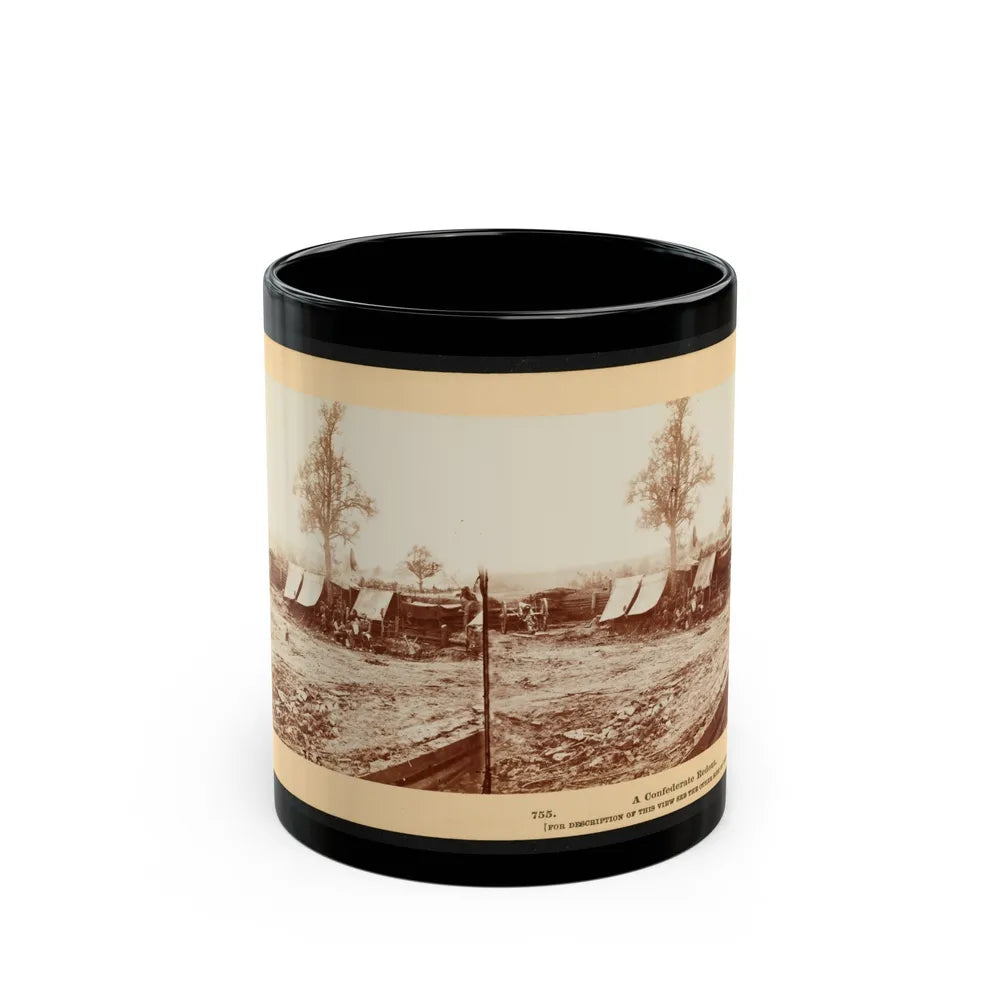 A Confederate Redoubt 001 (U.S. Civil War) Black Coffee Mug-11oz-Go Mug Yourself