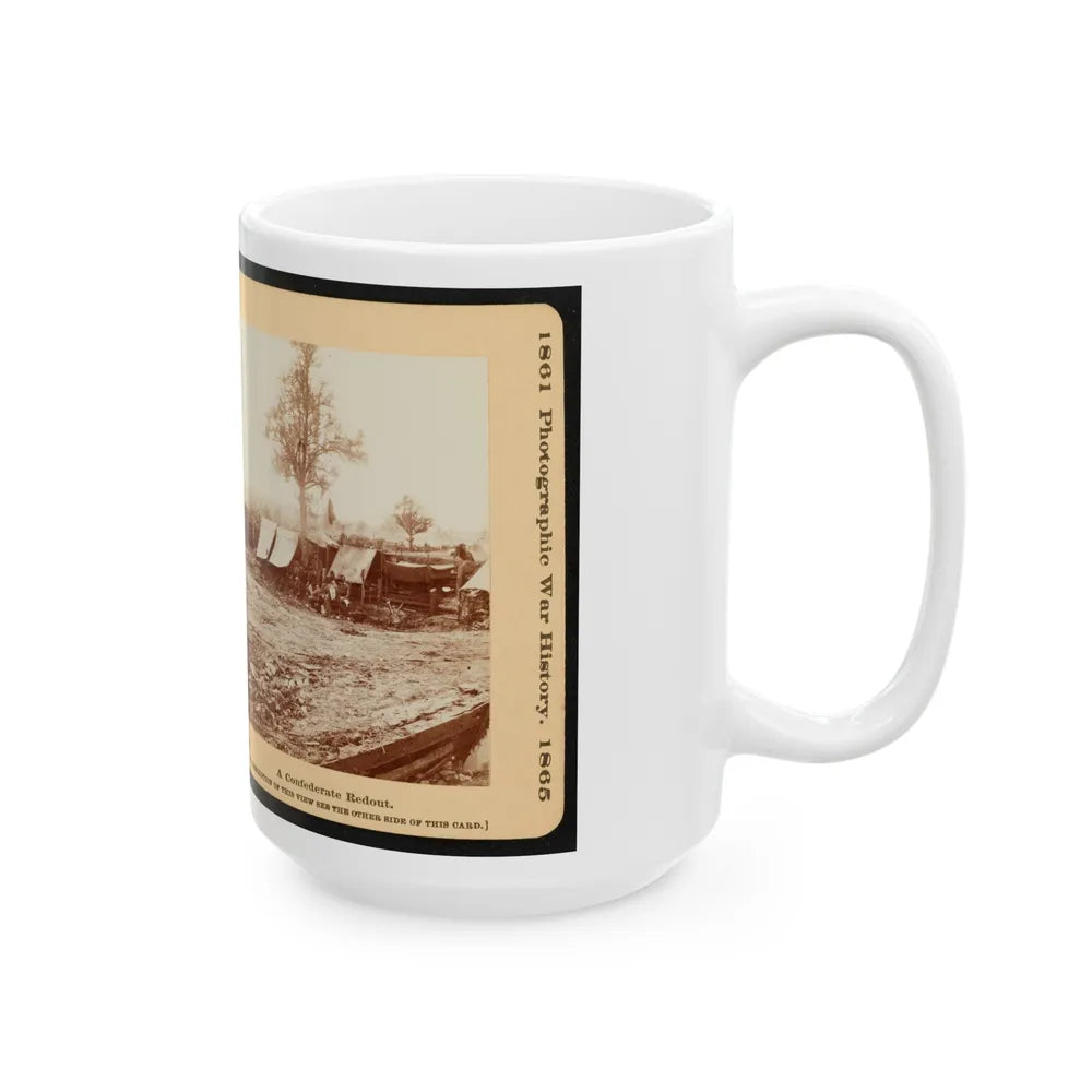 A Confederate Redoubt 001 (U.S. Civil War) White Coffee Mug-Go Mug Yourself