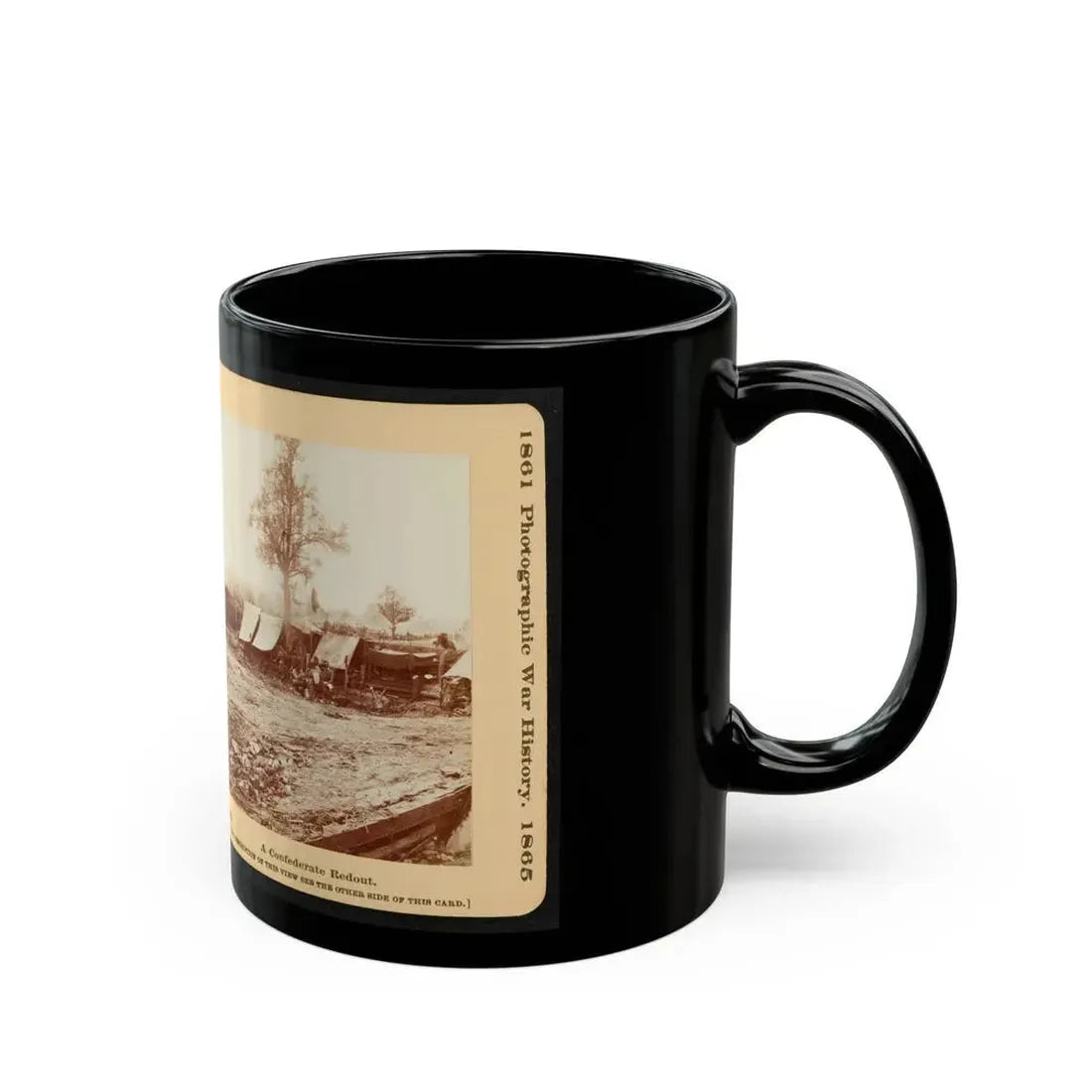 A Confederate Redoubt 001 (U.S. Civil War) Black Coffee Mug - Go Mug Yourself
