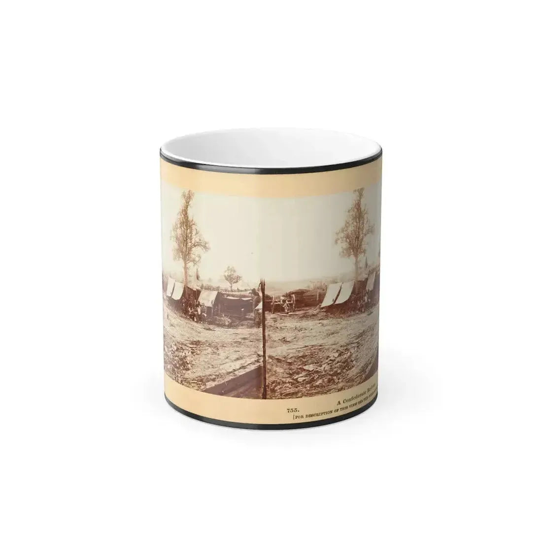 A Confederate Redoubt 001 (U.S. Civil War) Color Changing Coffee Mug 11oz Default Title 11oz - Go Mug Yourself