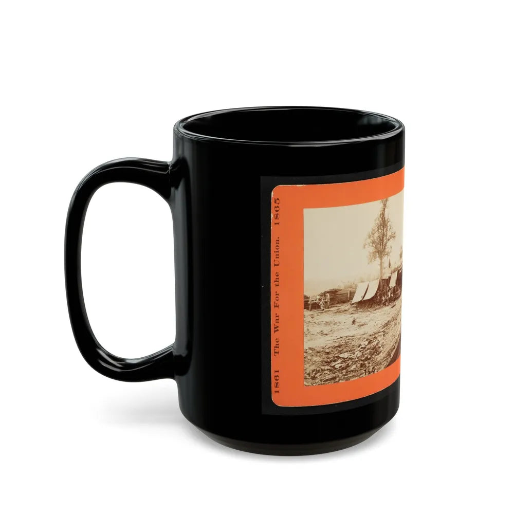 A Confederate Redoubt (U.S. Civil War) Black Coffee Mug-Go Mug Yourself