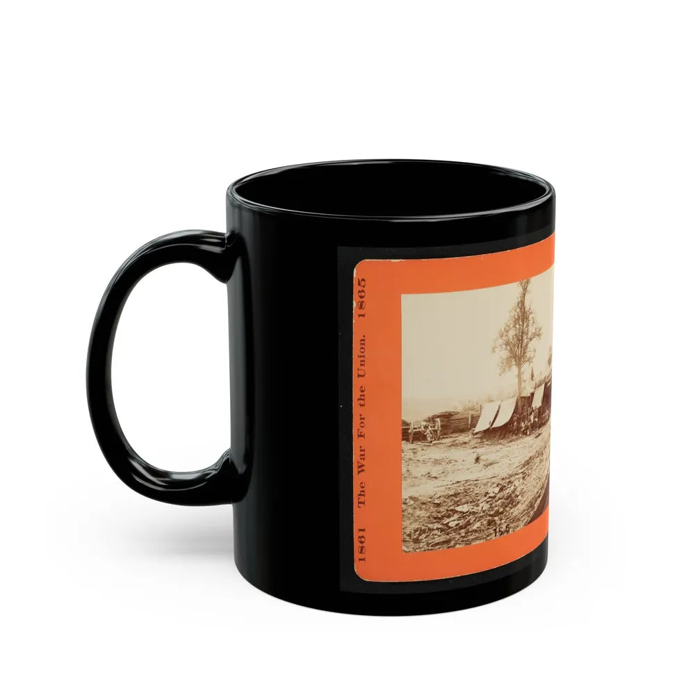 A Confederate Redoubt (U.S. Civil War) Black Coffee Mug-Go Mug Yourself