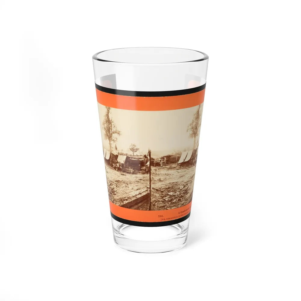 A Confederate Redoubt (U.S. Civil War) Pint Glass 16oz-16oz-Go Mug Yourself