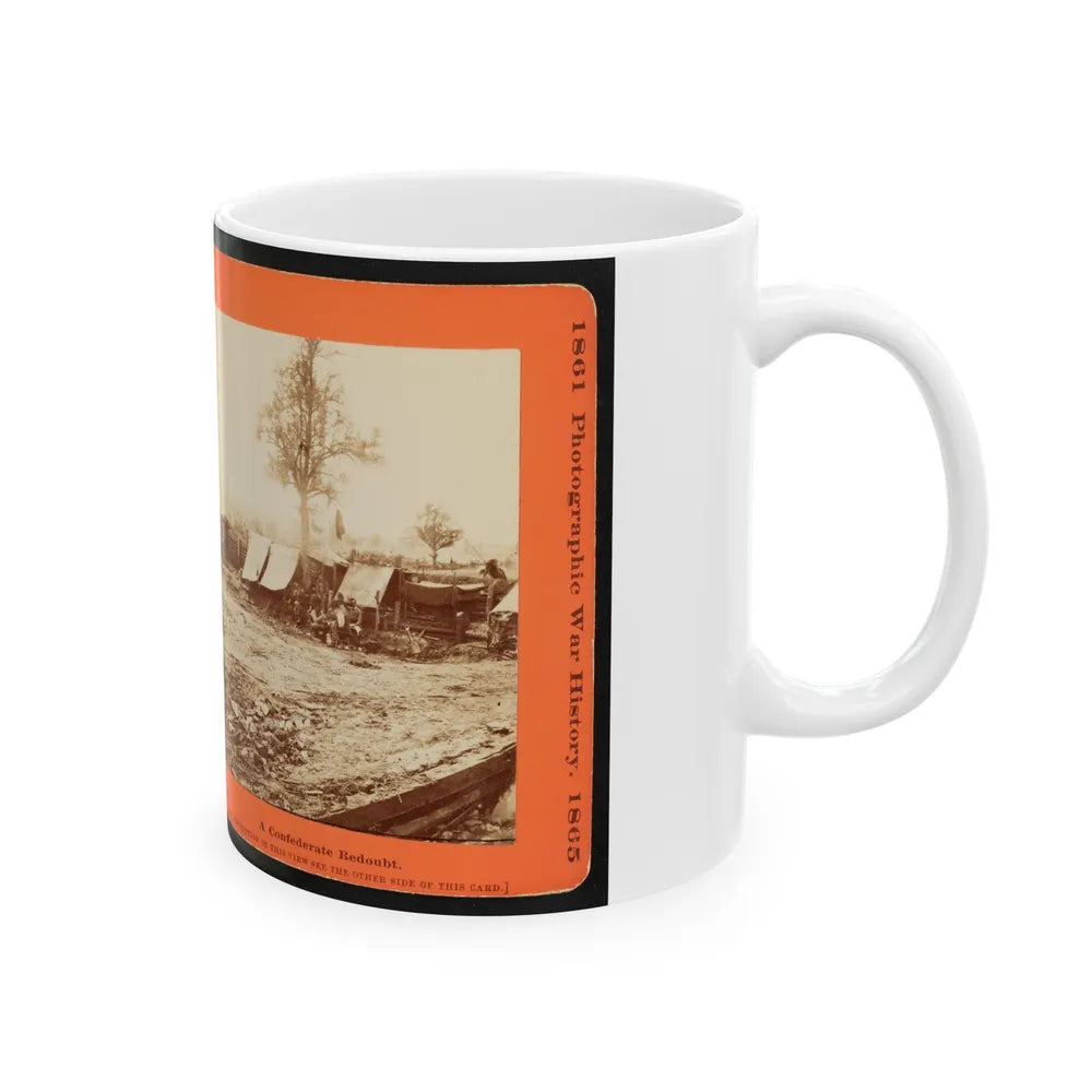 A Confederate Redoubt (U.S. Civil War) White Coffee Mug-Go Mug Yourself