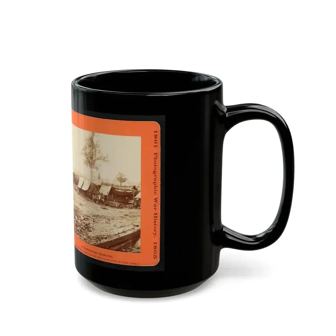 A Confederate Redoubt (U.S. Civil War) Black Coffee Mug - Go Mug Yourself