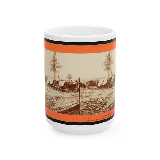 A Confederate Redoubt (U.S. Civil War) White Coffee Mug 15oz - Go Mug Yourself