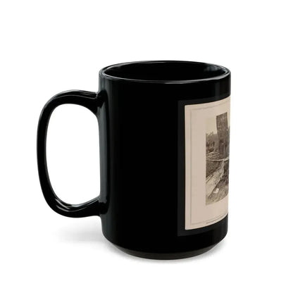 A Contrast! Federal Buried, Rebel Unburied, Where They Fell At The Battle Of Antietam (U.S. Civil War) Black Coffee Mug - Go Mug Yourself