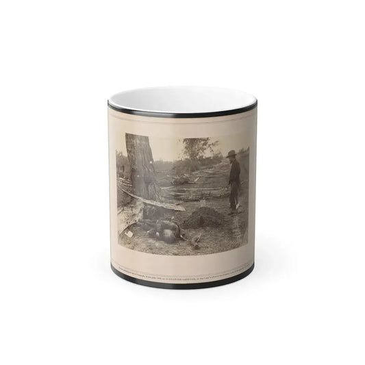 A Contrast! Federal Buried, Rebel Unburied, Where They Fell at the Battle of Antietam (U.S. Civil War) Color Changing Coffee Mug 11oz Default Title 11oz - Go Mug Yourself
