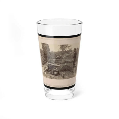 A Contrast! Federal Buried, Rebel Unburied, Where They Fell At The Battle Of Antietam (U.S. Civil War) Pint Glass 16oz 16oz - Go Mug Yourself