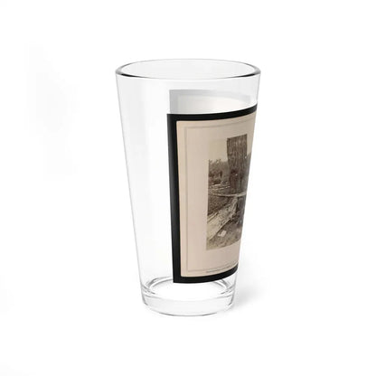 A Contrast! Federal Buried, Rebel Unburied, Where They Fell At The Battle Of Antietam (U.S. Civil War) Pint Glass 16oz - Go Mug Yourself