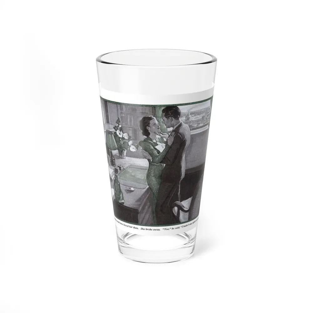 A Counter in the Game (3), Redbook, December 1933 (Magazine Illustration) Pint Glass 16oz-16oz-Go Mug Yourself