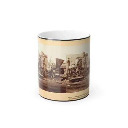 A Crippled Locomotive in Richmond (U.S. Civil War) Color Changing Coffee Mug 11oz Default Title 11oz - Go Mug Yourself