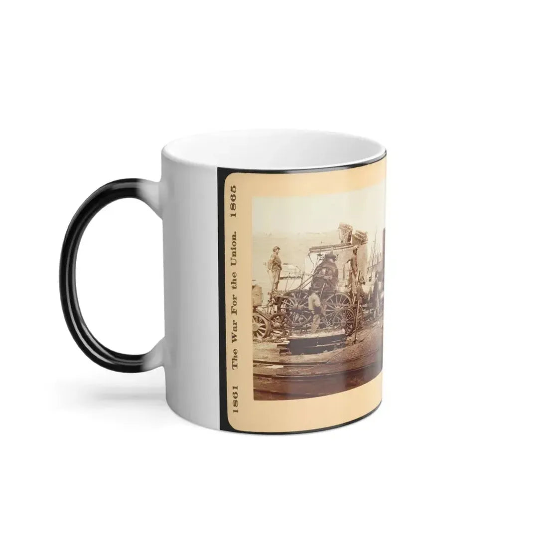 A Crippled Locomotive in Richmond (U.S. Civil War) Color Changing Coffee Mug 11oz - Go Mug Yourself