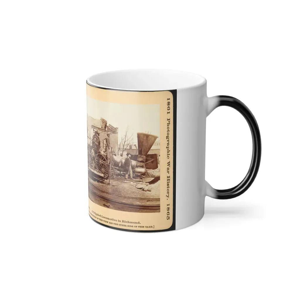 A Crippled Locomotive in Richmond (U.S. Civil War) Color Changing Coffee Mug 11oz - Go Mug Yourself