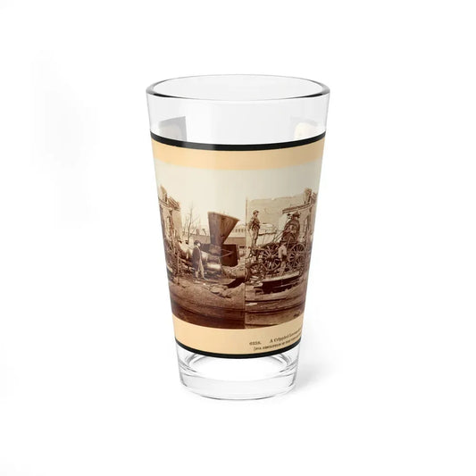 A Crippled Locomotive In Richmond (U.S. Civil War) Pint Glass 16oz 16oz - Go Mug Yourself
