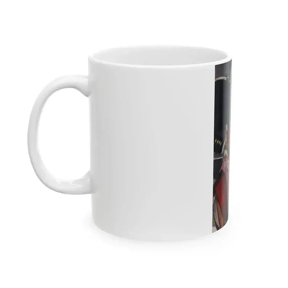 A Crowded Void (2), Cosmopolitan, January 1957 - White Coffee Mug - Go Mug Yourself