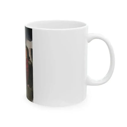 A Crowded Void (2), Cosmopolitan, January 1957 - White Coffee Mug - Go Mug Yourself