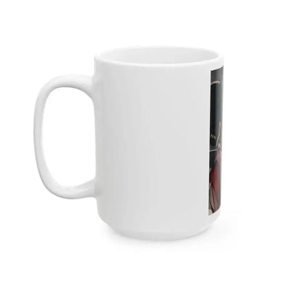 A Crowded Void (2), Cosmopolitan, January 1957 - White Coffee Mug - Go Mug Yourself