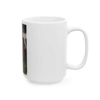 A Crowded Void (2), Cosmopolitan, January 1957 - White Coffee Mug - Go Mug Yourself