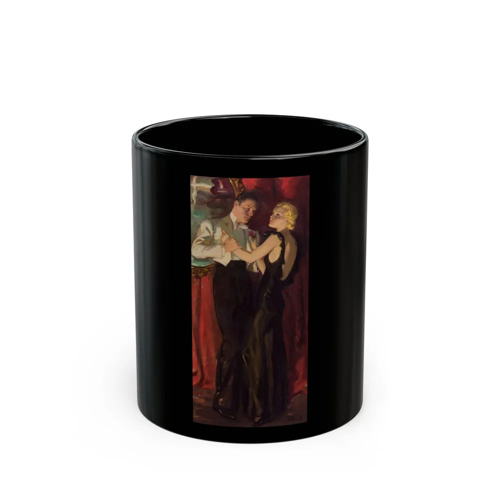 A Dancing Couple - Black Coffee Mug-11oz-Go Mug Yourself