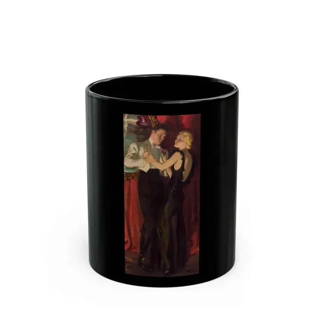 A Dancing Couple - Black Coffee Mug 11oz - Go Mug Yourself