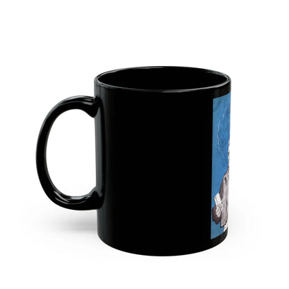 A Dark People Thing, Bluebook for Men, February 1961 - Black Coffee Mug-Go Mug Yourself