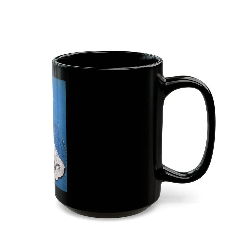 A Dark People Thing, Bluebook for Men, February 1961 - Black Coffee Mug-Go Mug Yourself