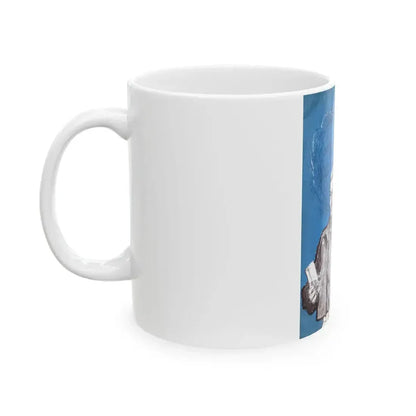 A Dark People Thing, Bluebook for Men, February 1961 - White Coffee Mug - Go Mug Yourself