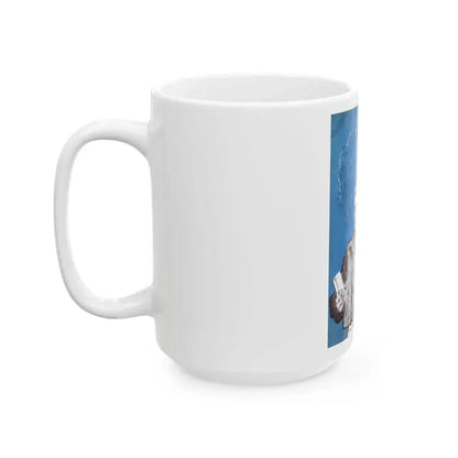 A Dark People Thing, Bluebook for Men, February 1961 - White Coffee Mug - Go Mug Yourself