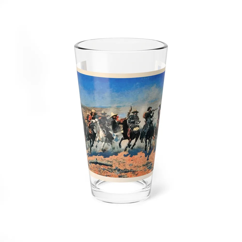 A Dash for the Timber, 1889 (Magazine Illustration) Pint Glass 16oz-16oz-Go Mug Yourself