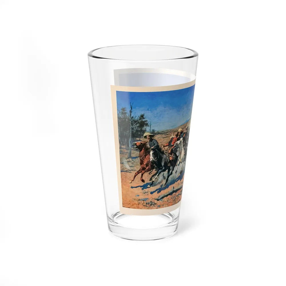 A Dash for the Timber, 1889 (Magazine Illustration) Pint Glass 16oz-Go Mug Yourself