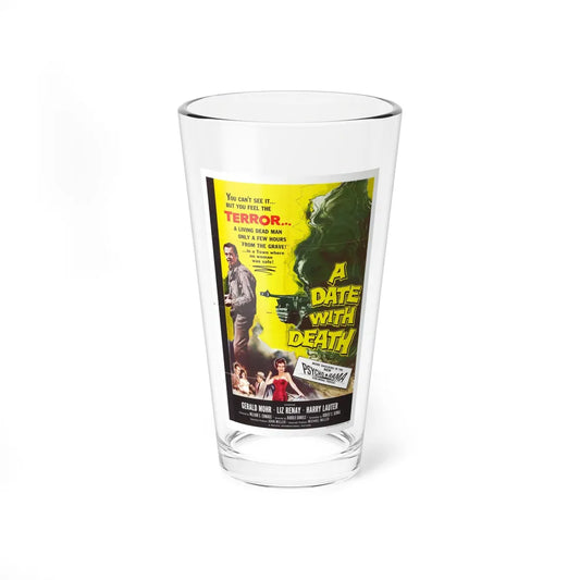 A DATE WITH DEATH 1959 Movie Poster - Pint Glass 16oz-16oz-Go Mug Yourself