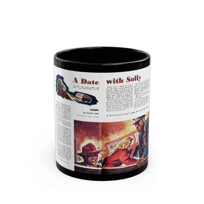 A Date with Solly, Man Junior, November 1949 - Black Coffee Mug-11oz-Go Mug Yourself