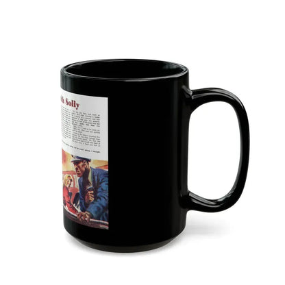 A Date with Solly, Man Junior, November 1949 - Black Coffee Mug - Go Mug Yourself