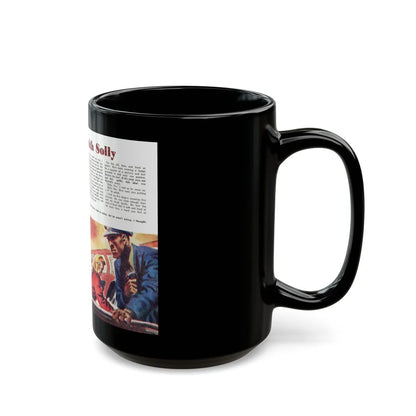 A Date with Solly, Man Junior, November 1949 - Black Coffee Mug-Go Mug Yourself