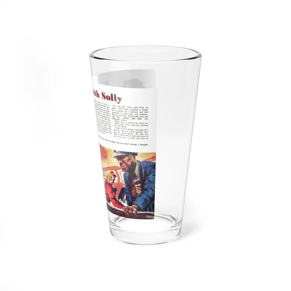 A Date with Solly, Man Junior, November 1949 (Magazine Illustration) Pint Glass 16oz-Go Mug Yourself